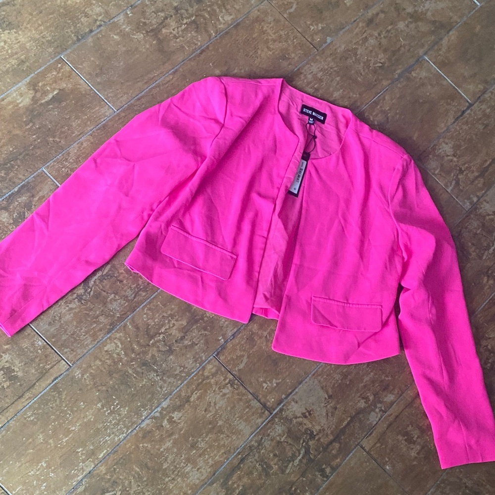 Steve Madden Hot Pink Women's Blazer. Size medium. NWT.